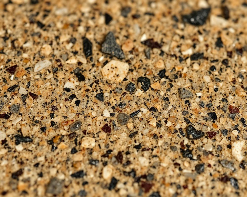 Close-up texture of an antique-finish granite surface