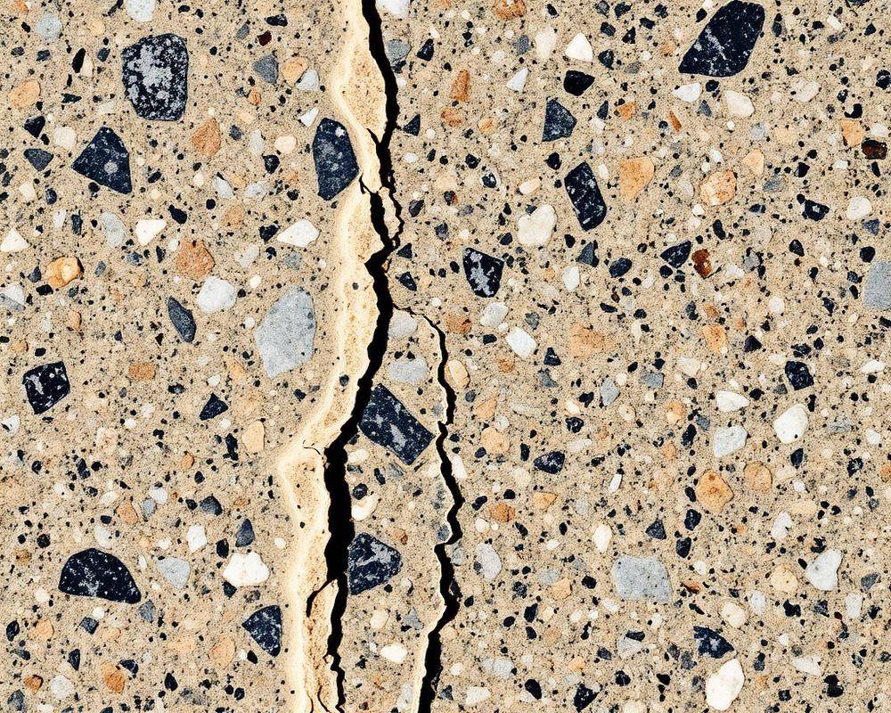 Close-up texture of a naturally split granite surface