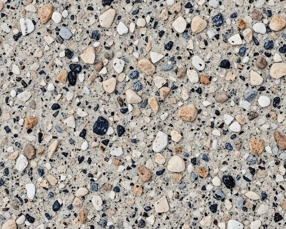 Close-up texture of a river-washed granite surface